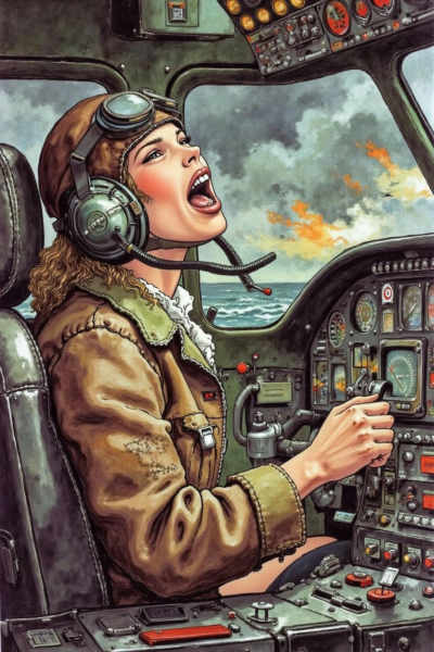 Italian Comic Illustration Style (Milo Manara) - Variant 1