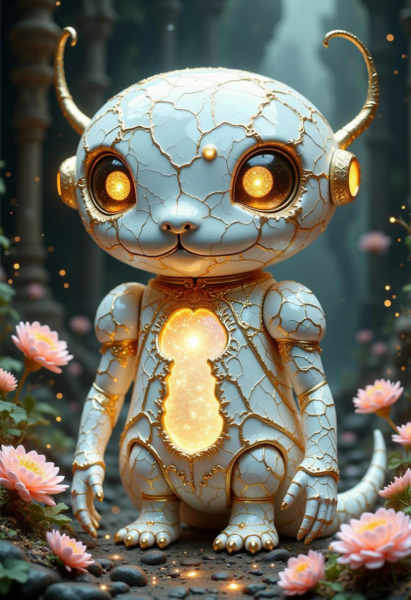 Golden Cracks on White Flux - v1.0