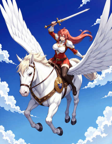 Pegasus knight / (Fire Emblem) Pony/Flux/IL/NAI - Flux-v1.0