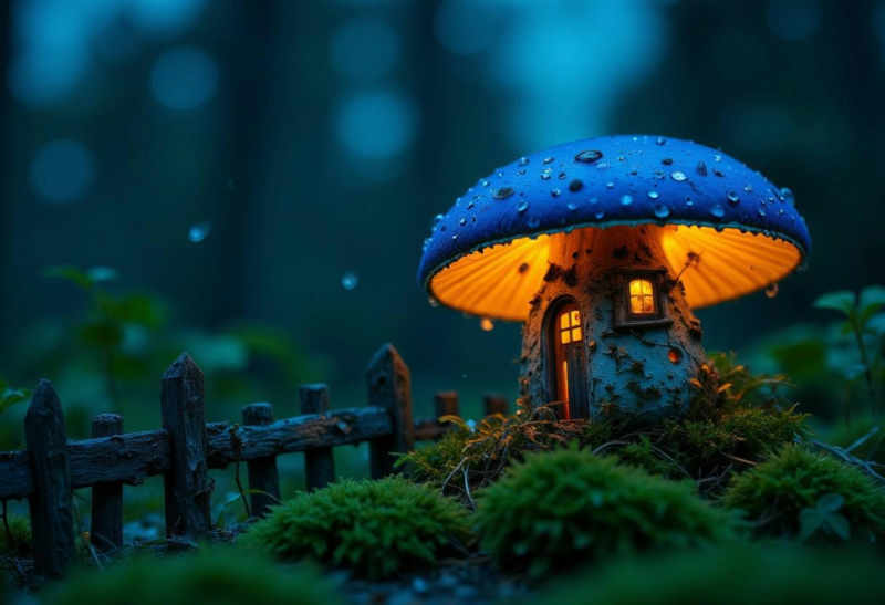 biostuff experiments - mushroom house - v0.1 mushroom house