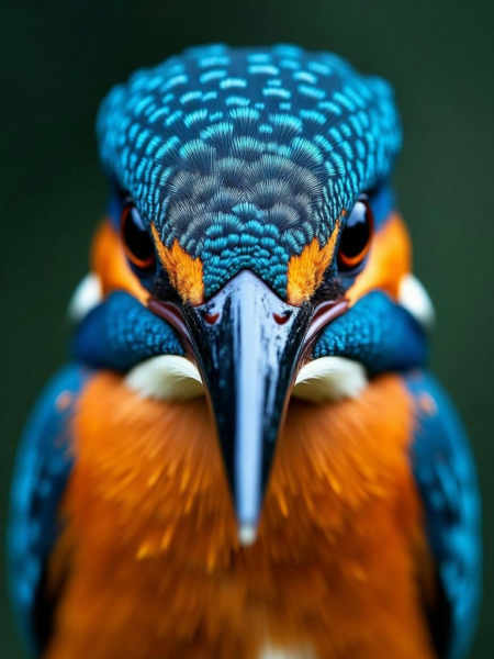 B_Bird Close-Up Presentation_Kingfisher Portrait Creation - v1.0