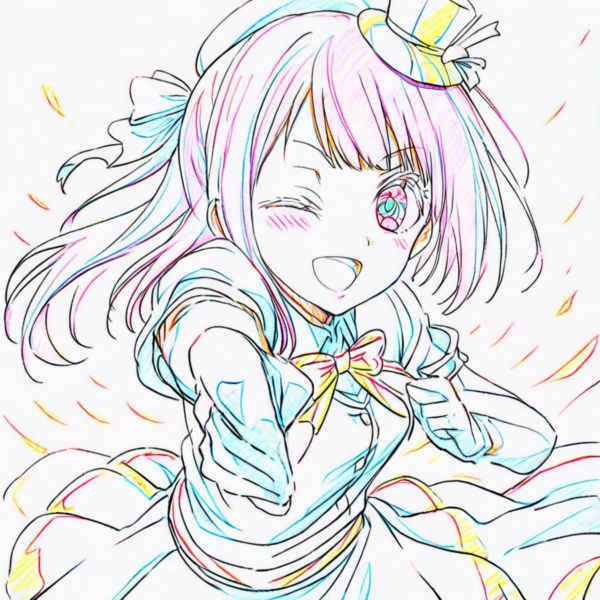 Anime Original Art Style - Color Trace | Pony illustrious SDXL - SDXL_v1.0