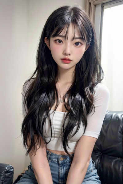 Korean cute girl like - eunji - V7