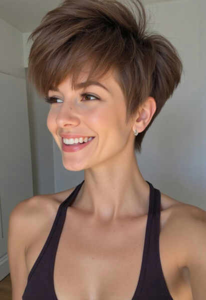 Gorgeous short hair - Flux LoRA - V1