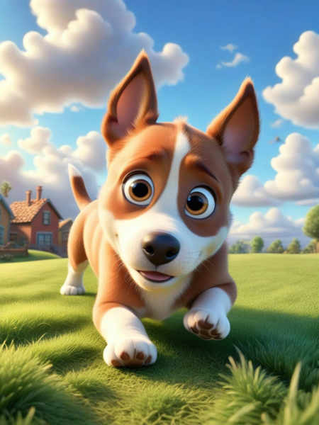 Pixar皮克斯卡通风格 - SDXL