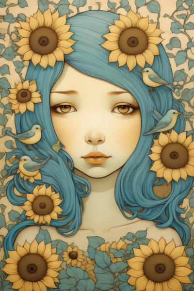 Audrey Kawasaki Style - SD XL