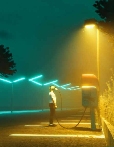 Rural Sci-fi - Digital Painting - Simon Stalenhag Style - SDXL 1.0