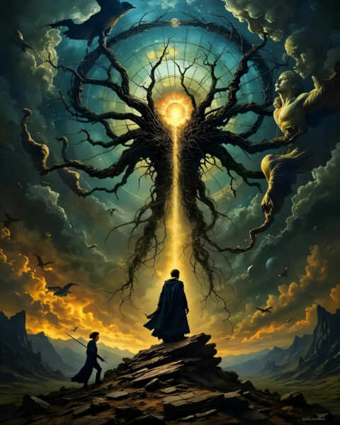 Dark Surrealism Fantasy Style: Philosophers Anima of Damnation - Philosophers Anima