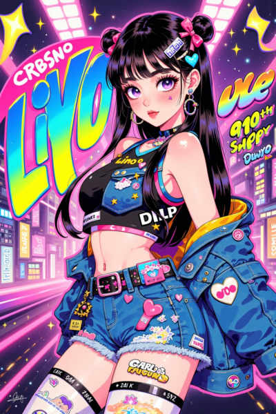 FLUXY2K Y2K girl manga style-Cassiopeia_TypeB - v1.1.0