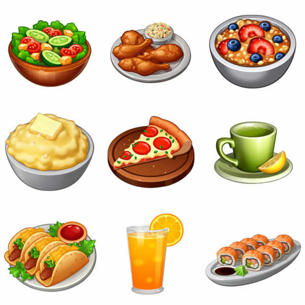 FLUX-dev casual game icon (food edition) - FLUX-dev v1