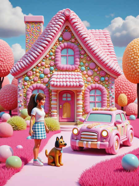 Candyland - A Sweet Fantasy World - Candyland V1 - Flux Dev