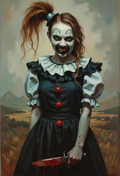 Terrifying Clown (FLUX) - flux v1