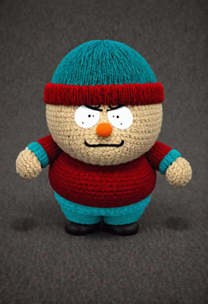 Knitted Characters - Knitted Eric Cartman