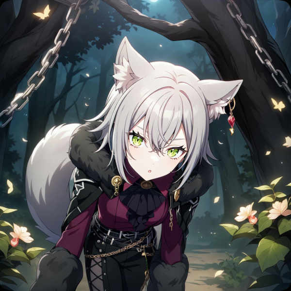 Wolf's Dark Cloak (Hinomori Shiho) / Project SEKAI - AnimagineXL V3.1