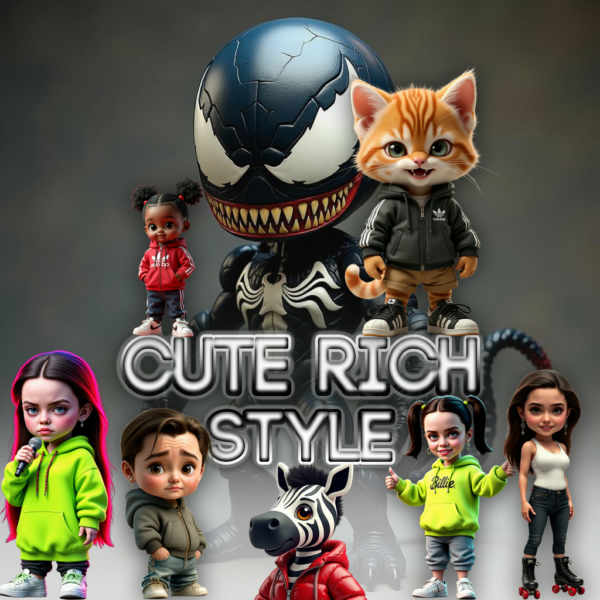 Cute Rich Style for FLUX - v1.0