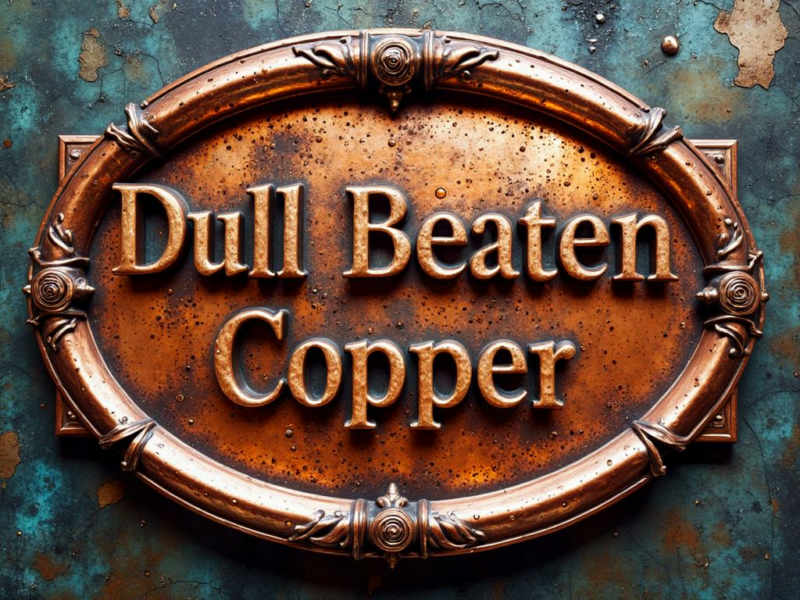 Dull Beaten Copper Style - CE - V01 - Flux.1 D