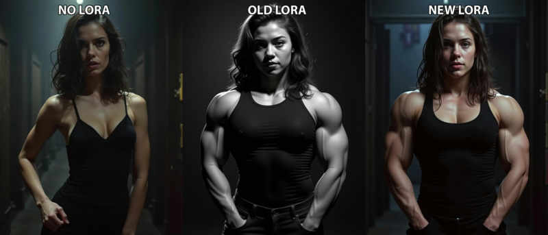 Muscular men and women for Flux - v2.0