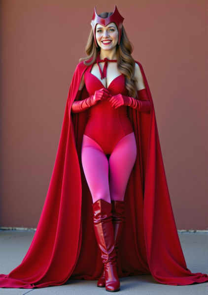 Scarlet Witch Classic costume - Flux1Dev