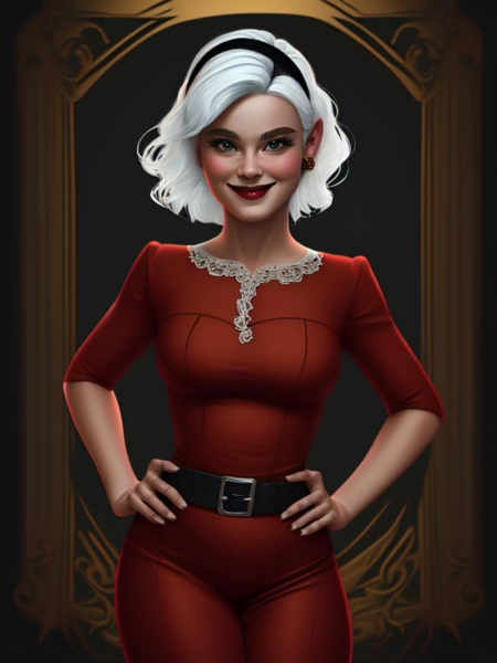 Sabrina (Chilling Adventures of Sabrina) Pony+SD1.5 commission - SD1.5