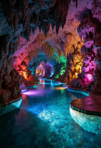 B_Cave Landscape Generation_Colorful Cave Creation - v1.0