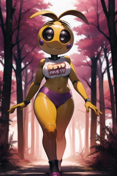 Toy Chica FNAF / Five Nights at Freddy's illust + 1.5 - G