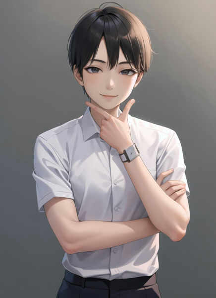 Thinking Pose/Gesture | LoRA - v2_b