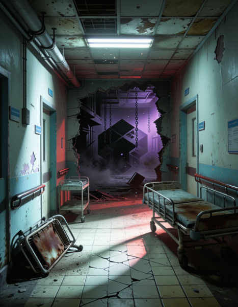 abandoned hospital corridor - v1.0
