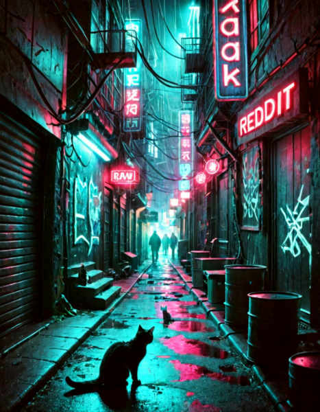 cyberpunk noir style Flux/SDXL - V1 SDXL