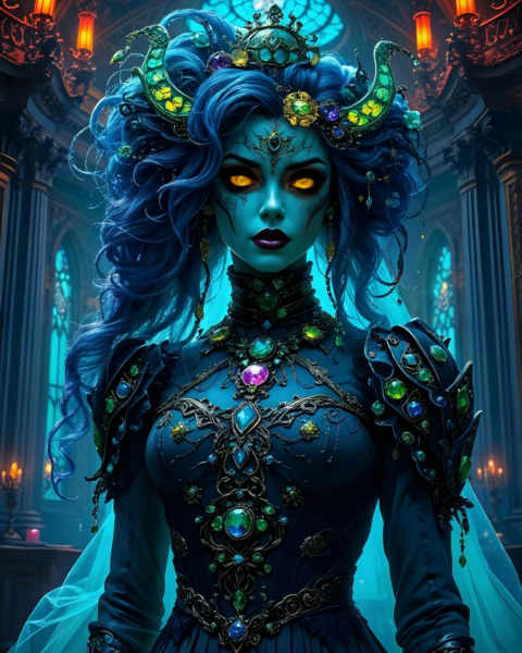 Steampunk Elegancy: Queen Elvira - Queen Elvira