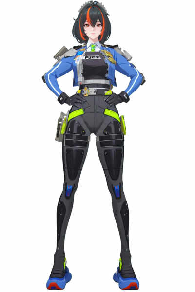 Lora- -Zhu yuan- Zenless Zone Zero (SDXL | Pony | Noob | Artiwaifu | SD15) - SD15