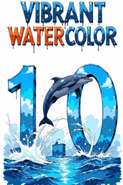 Vibrant Watercolor Painting/Sketch - Vibrant watercolor v.1