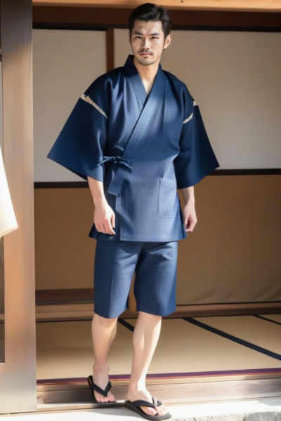 Jinbei ( ) | Japanese clothing - SDXL v1.0