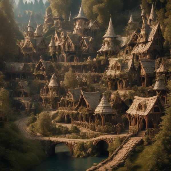 Elven town - V1