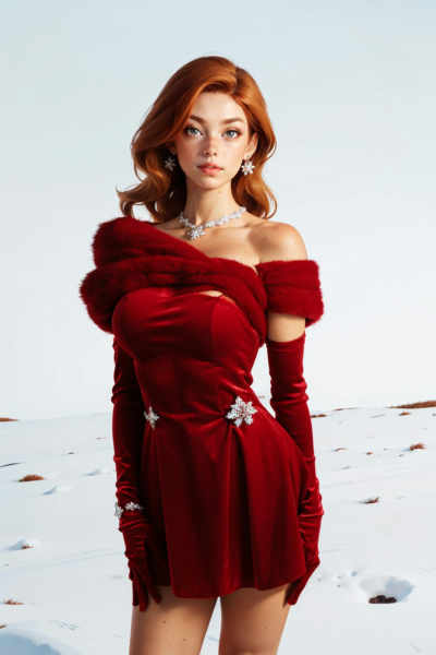 Simone Velvet Dress - v1.0