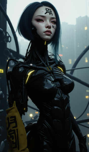 Hard Surface: Synthetic Bio-Mechanical Flux LoRA - V1