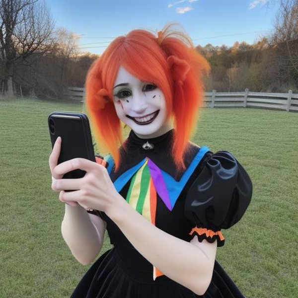 BIP BOP | Clown girl makeup LoRA - V1