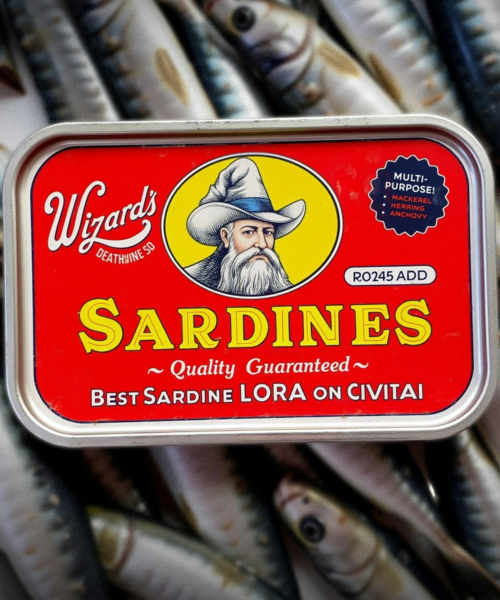 Wizard's Vintage Sardine Tins - Sardines