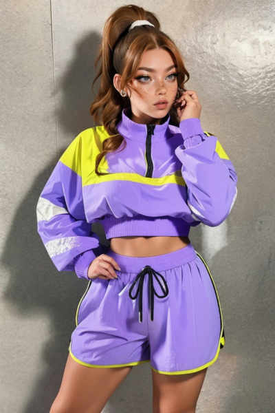 Colourblock Windbreaker & Shorts - v1.0