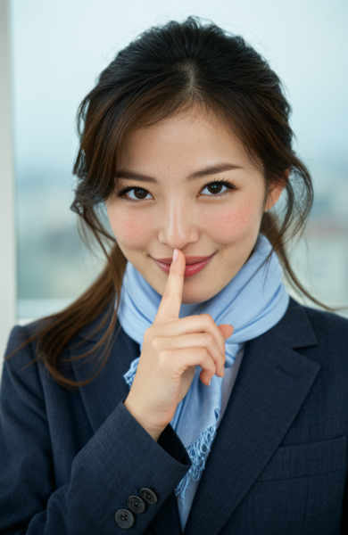 Hush Now! - Shushing Gesture - SDXL