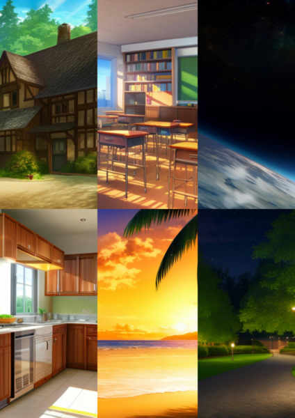 Better Anime Backgrounds - SD 1.5 V2