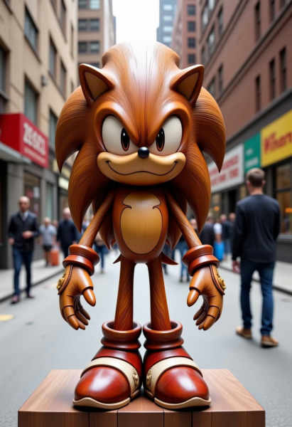 Flux Wood Sculpture - Flux Wood