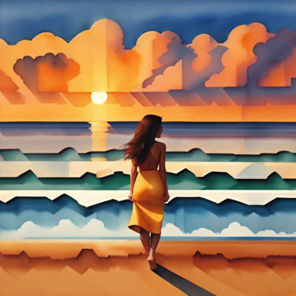 Watercolor Escher - V1