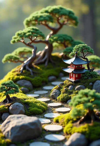 DP_Miniature Bonsai Landscaping_Integration Of Architectural Landscapes - v1.0
