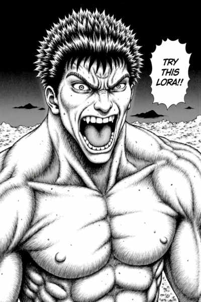 Berserk manga style - Flux Lora - v1.0