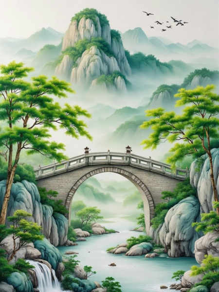 DE_Chinese Style Landscape_Landscape Painting Generation - v1.0