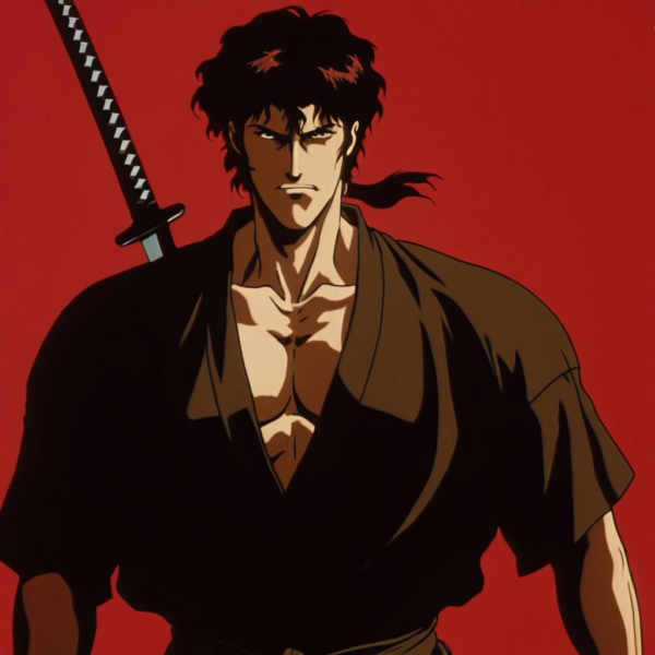 Ninja Scroll 1993 Characters XL + F1D (Choose from list) - Jubei Kibagami xl v1