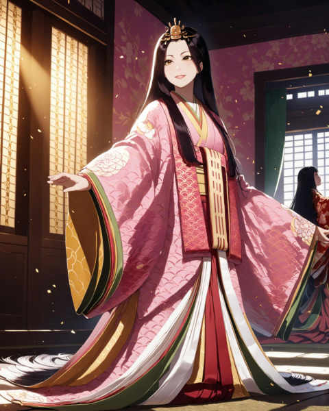 Juunihitoe - 12 Layer Kimono from Heian Era Japan - v1.0 XL