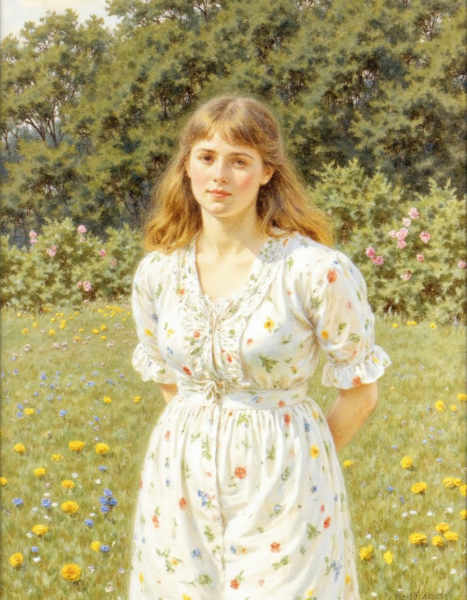 Cottage Core Painting - Helen Allingham Style - Flux1-Dev