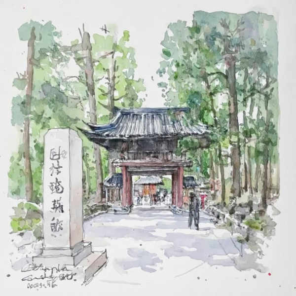 Flux.1 D Pen drawing + watercolor style - v1.0