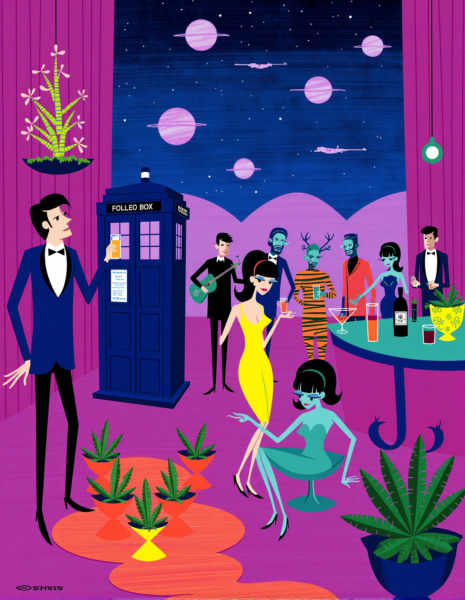 Josh Agle (SHAG) Style - FLUX